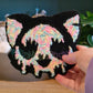 Sick AF Cat Mug Rug - UV Reactive - Made to order