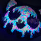 Sick AF Cat Mug Rug - UV Reactive - Made to order