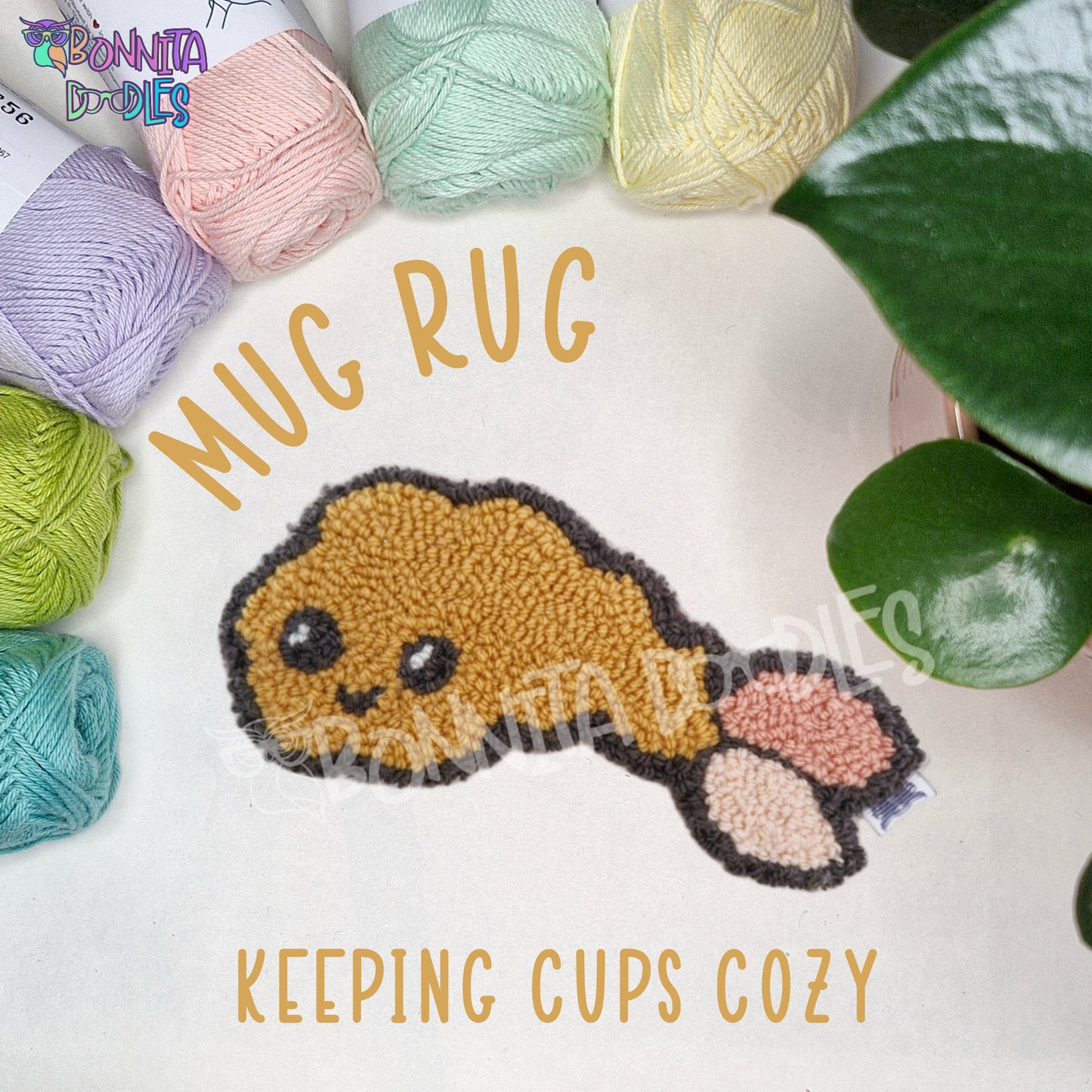 Mug Rug kawaii sushi