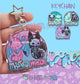 Large Acrylic DUO Keychain - 3 designs available