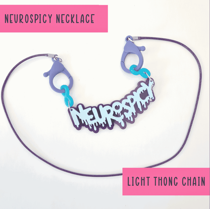 Neurospicy chunky colourful necklace - Medium - Handmade gifts