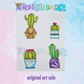 Cacti stickers Original concept art