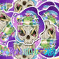 Brain frog large sticker - Autism, ADHD, fibromyalgia, lupus and many more