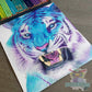 Blue Tiger print - Sapphire Series. Home art print