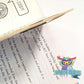 Axolotl newt magnetic bookmark