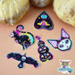 Sugar skull Halloween 5 sticker pack